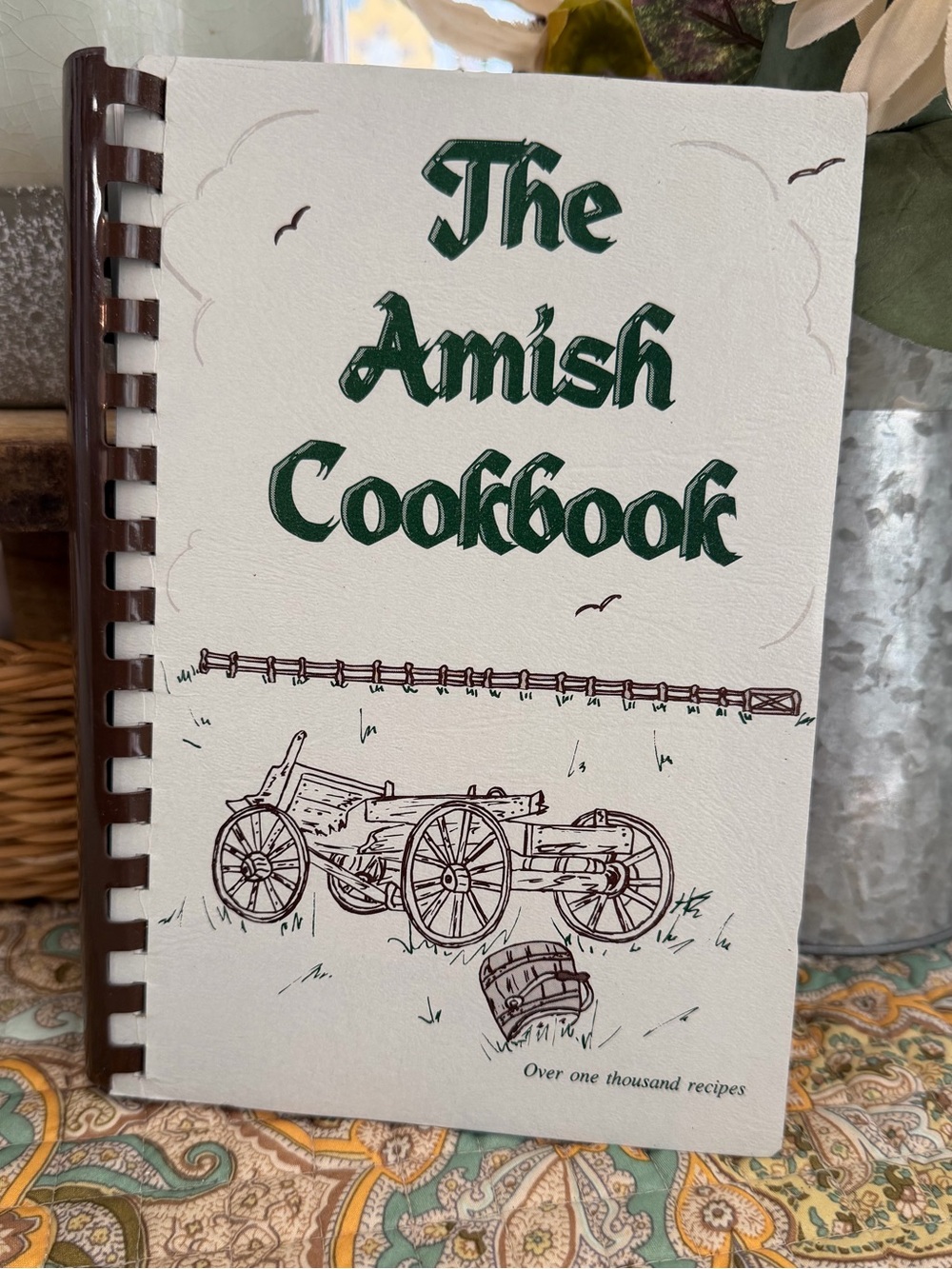 New Vintage Amish Cookbook The Amish Cookbook Spiral-Bound Recipe Book